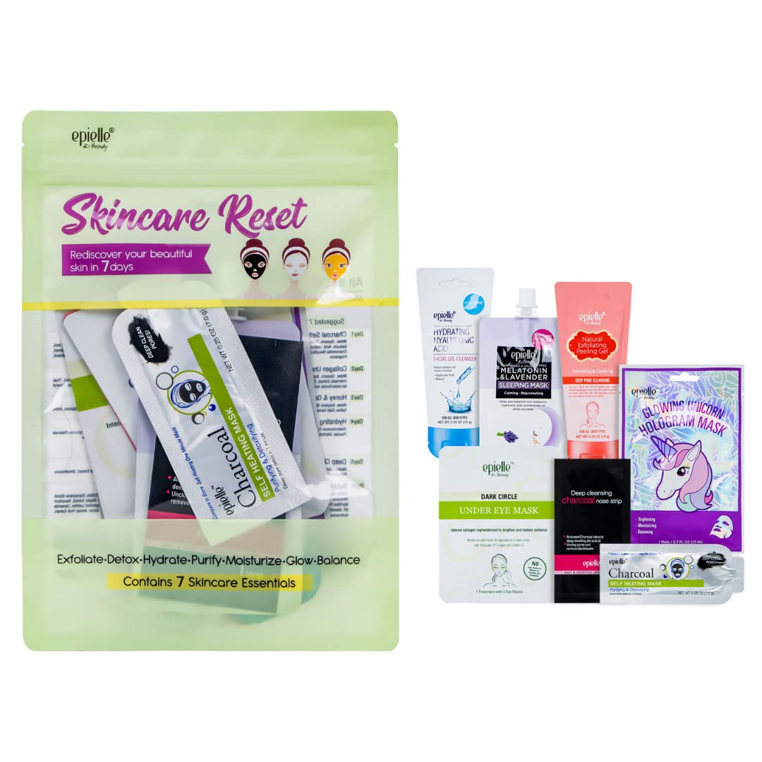 Skincare Beauty Kit | Korean Beauty | 6 Items Included | Gift Set For Women | Spa Gift For Women | (Skincare Reset Kit) | Mother