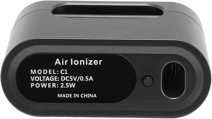 Smart Car Air Purifier, Portable Ionic Deodorizerfor Smoke Pet Odors, USB C Car Air Freshener,Silent Air Cleaner for Cars Home