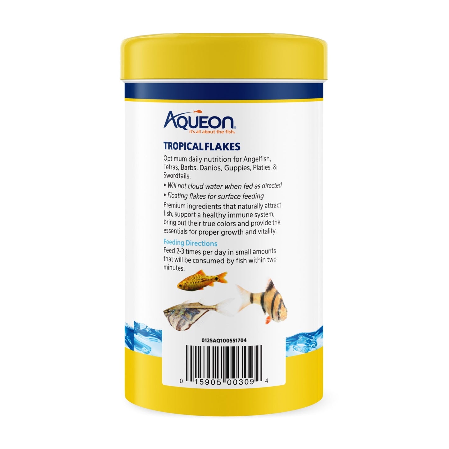 Aqueon Tropical Fish Food Flakes 7 Ounces