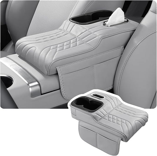 Car Armrest Cover for BMW M440i 2020 2021 2022 2023 2024 2025 2026, Center Console Cover Mat Armrest Seat Box Cover Cushion Console Pad Interior Accessories,D