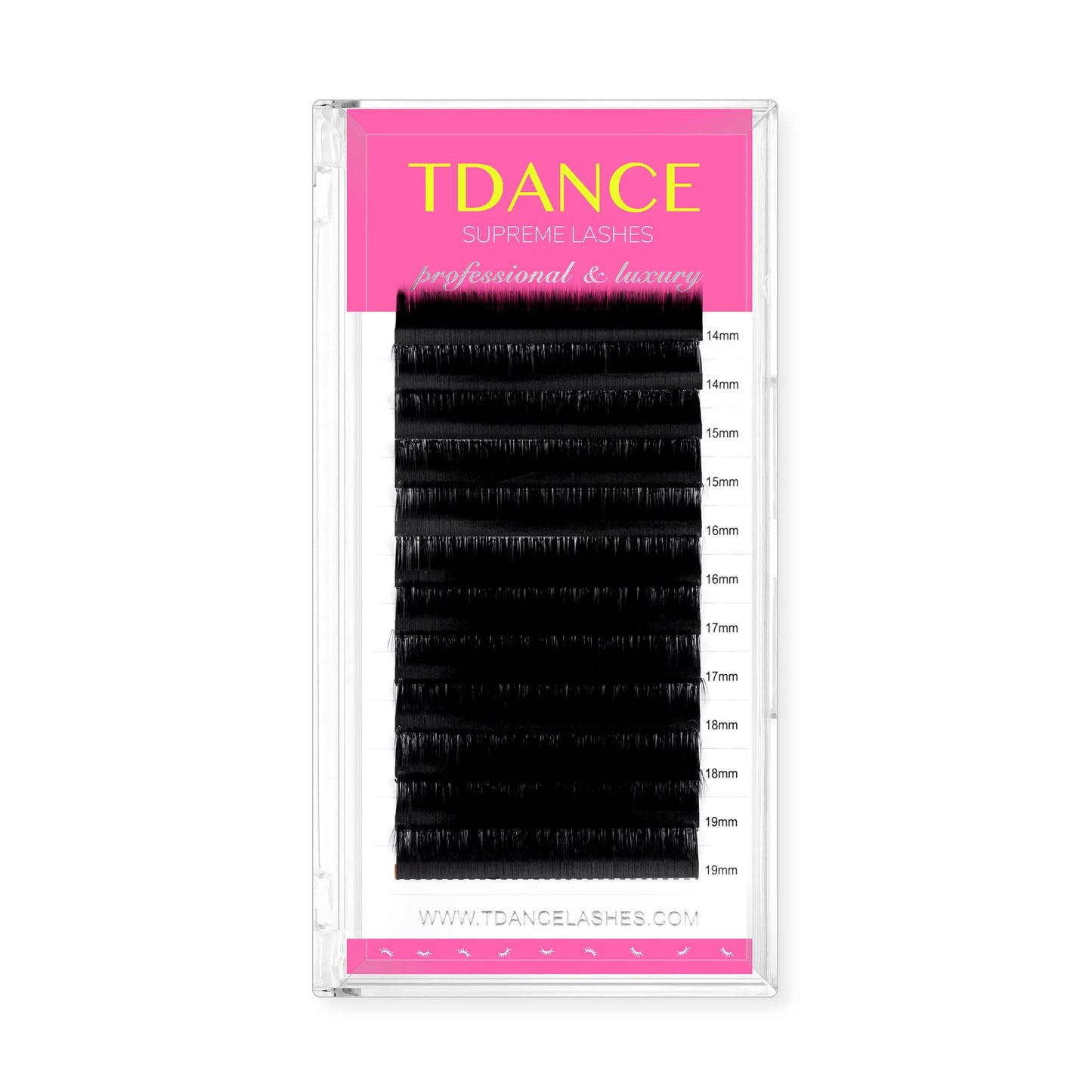 Tdance Premium Dd Curl 0.15Mm Thickness Semi Permanent Individual Eyelash Extensions Silk Classic Lashes Professional Salon Use