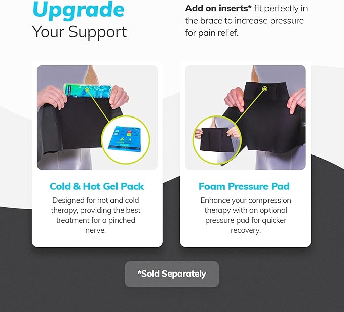 BraceAbility Elastic Low Back Brace - Compression Lower Back Support Belt for Sciatica, Heavy Lifting at Work, Herniated Disc, Workouts, Sleeping, Lumbar Support, Back Pain in Women and Men (S/M)