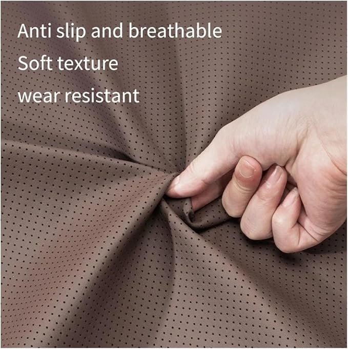 1/2PCS PU Leather Car Neck Pillow & Lumbar Support Cushion, Breathable Universal Seat Headrest Waist Pad, Soft Support Cushion for Daily Driving and Travel(F Style backrest)