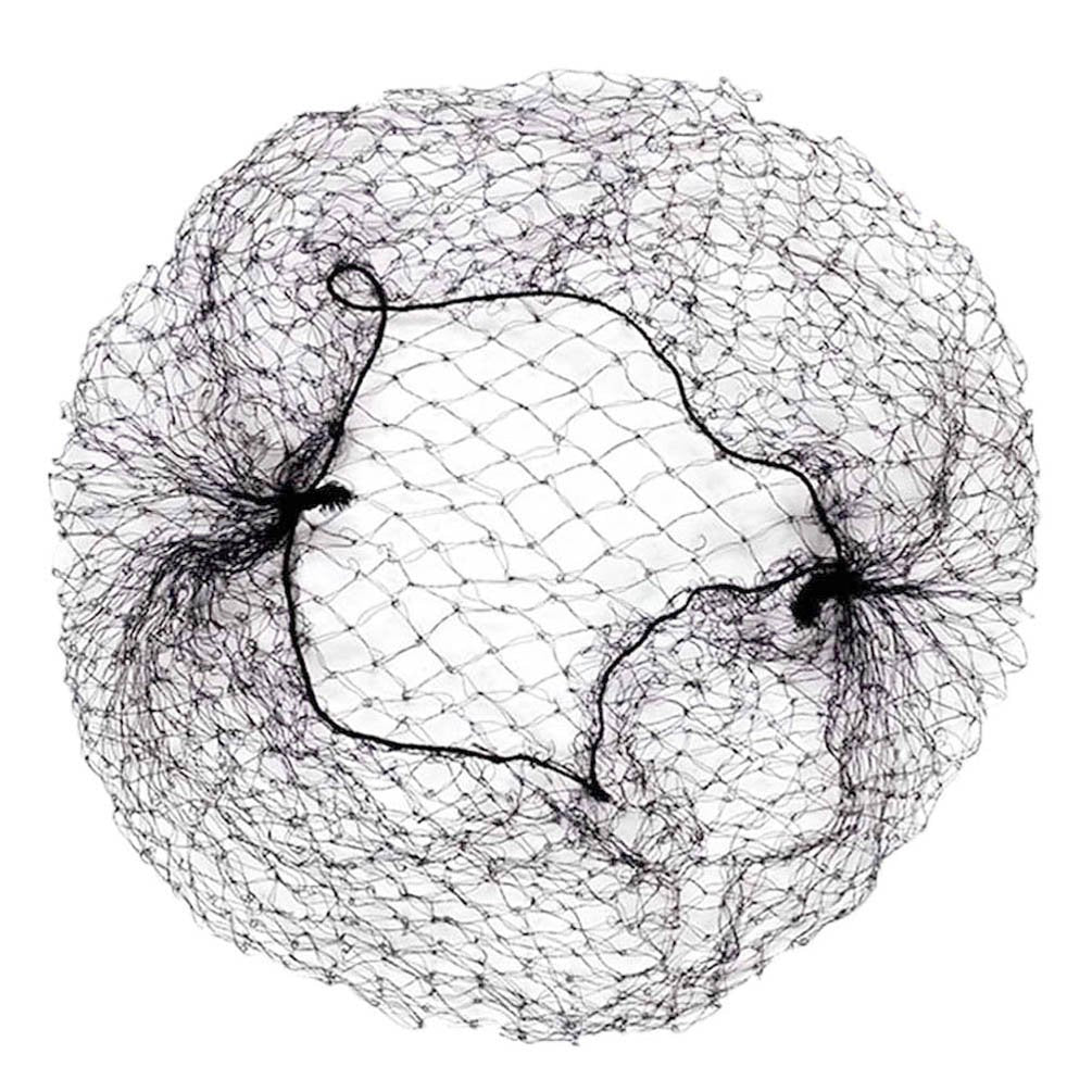 Omorfieer Hair Netting Invisible Hair Nets Hairnet 20 Pcs 18 Inch Black
