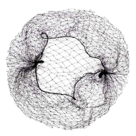 Omorfieer Hair Netting Invisible Hair Nets Hairnet 20 Pcs 18 Inch Black