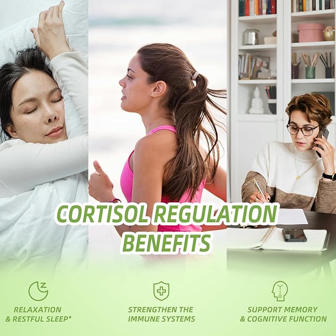 Cortisol Supplement Liquid Drops, 17-in-1 Cortisol Detox w. Magnesium Glycinate 400mg Ashwagandha, L-Theanine, Phosphatidylserine, Hormone Balanced for Women, Mood Focus, Sleep Support