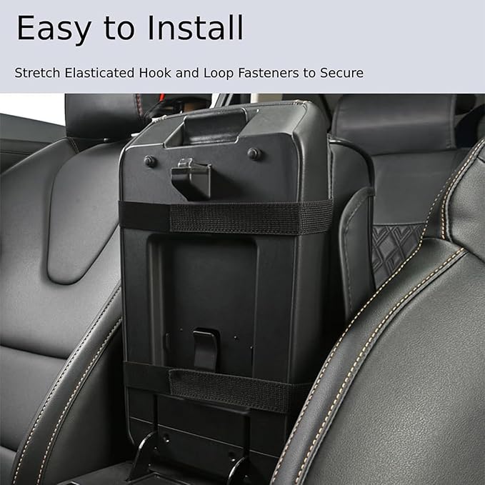 Car Center Console Cover for Hyundai Tucson 2021-2024, Leather Armrest Cushion Protector Pad with Tissue Box Holder Storage Pockets Cup Holder Phone Slot, D/Gray