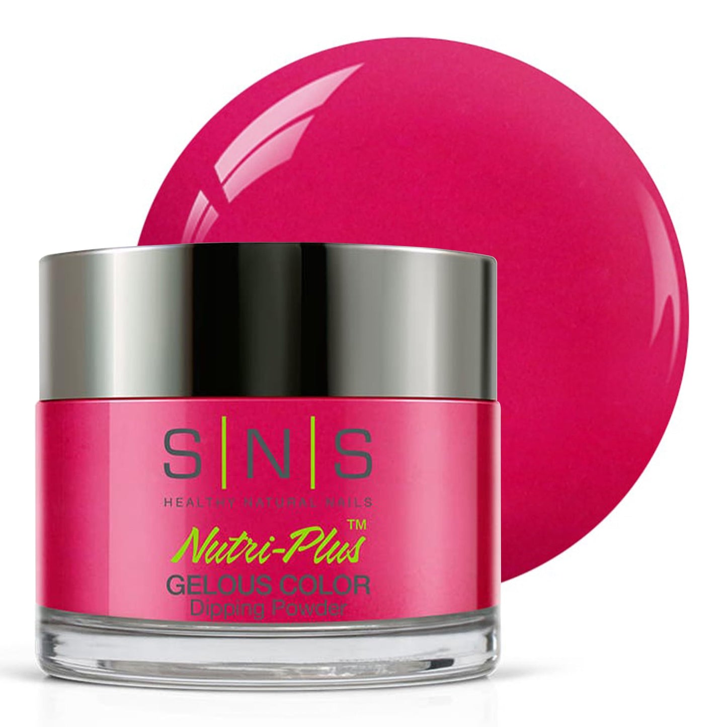 Sns Nail Dip Powder, Gelous Color Dipping Powder - Finesse (Pink, Red/Magenta, Cream) - Long-Lasting Dip Nail Color Lasts 14 Day
