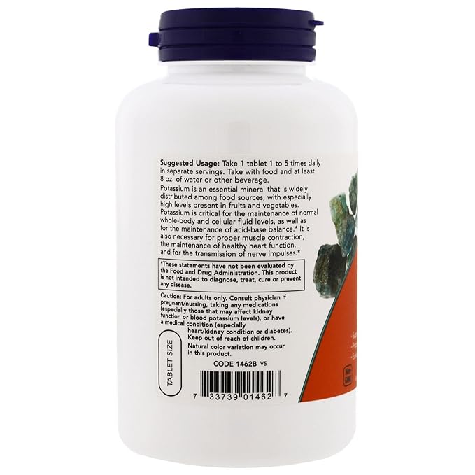 Now Foods Potassium Gluconate 99 Milligrams - 250 Tablets