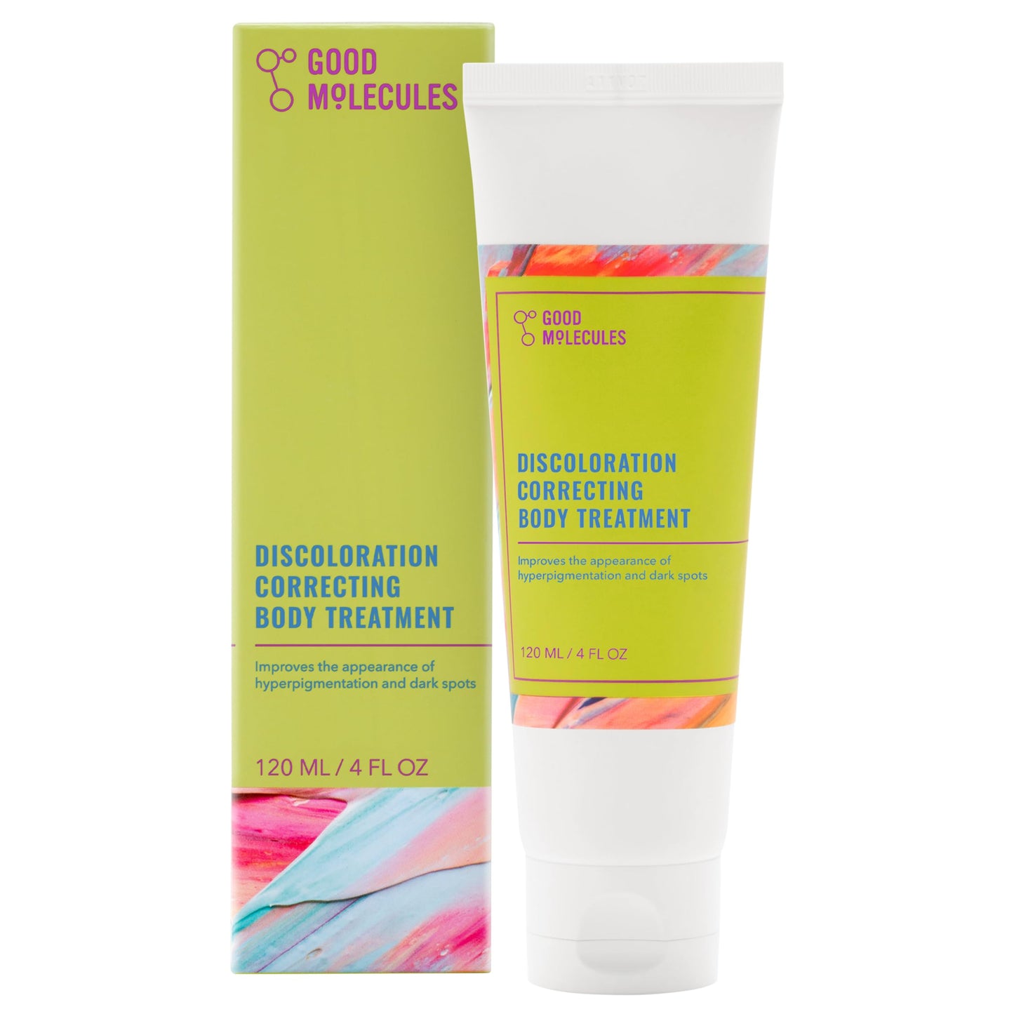 Good Molecules Discoloration Correcting Body Treatment - Cream with Tranexamic Acid Ester Salt, LHA, and Niacinamide - Anti-agin