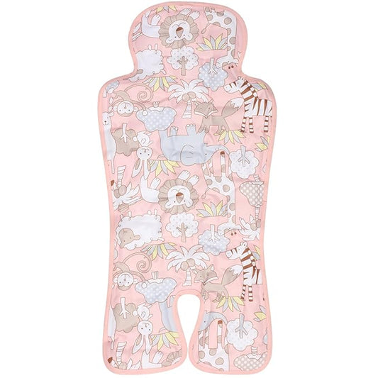 Pinkunn Gel Car Seat Baby Cooling Pad for Summer Breathable Stroller Cooler Pad Multifunctional Carseat Cooling Mat for Baby Child Dining Chair Safety Seat Stroller(Pink,Animal)