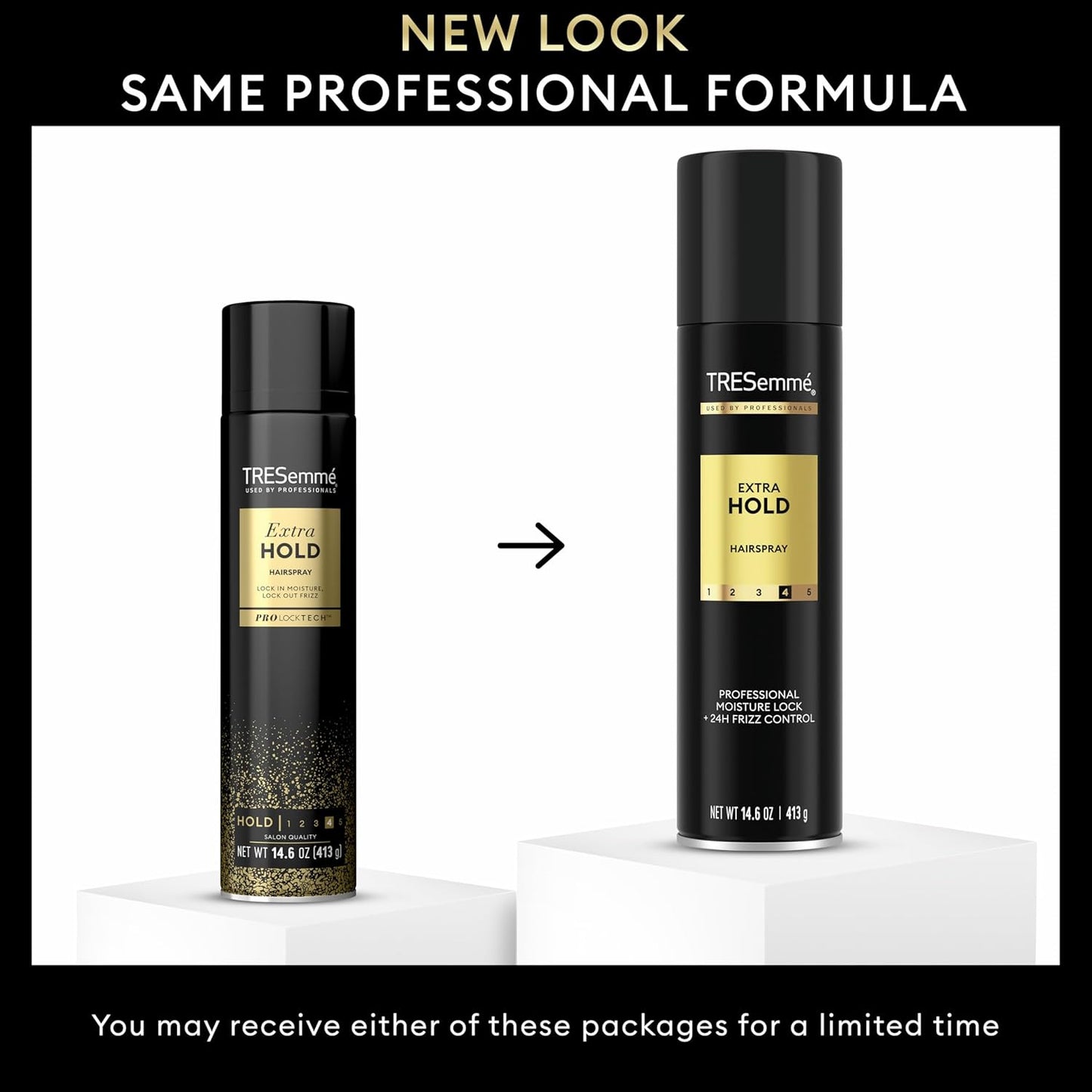 Extra Hold Hairspray | 24-Hour Frizz Control | Pro Lock Technology | 4.2 oz