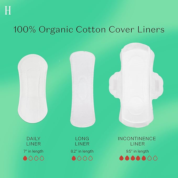 The Honey Pot Company - Herbal Pads for Women - Organic Incontinence Daytime w/Wings. Infused w/Essential Oils for Cooling Effect & Postpartum Essentials - Feminine Care - FSA & HSA - 16ct.