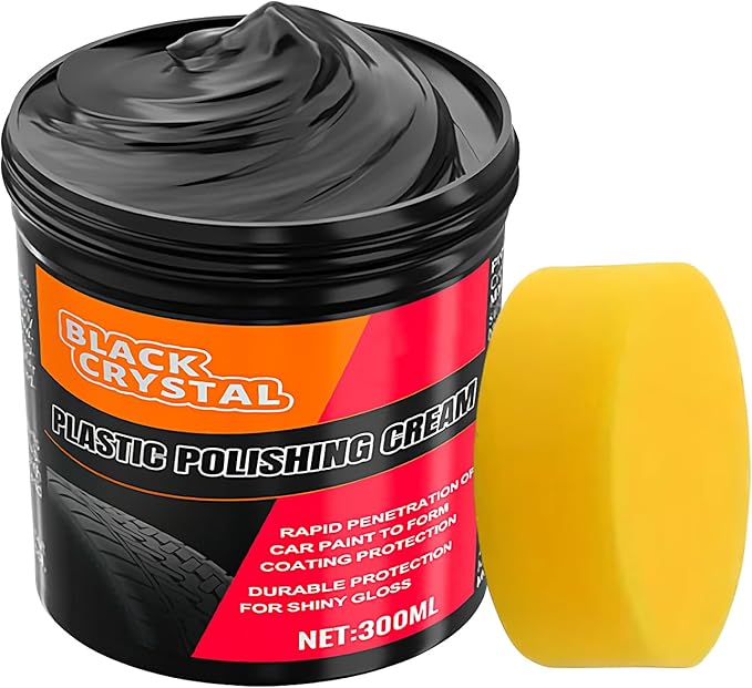 Cleaner Wax - Car Trim Restorer, Leather Maintenance Wax | Scratch Repair Paste, Vehicle Detailing Supplies for Headlights, Windshield, Chrome, plastlc, Metal Parts, Coating Polish Shine Protect