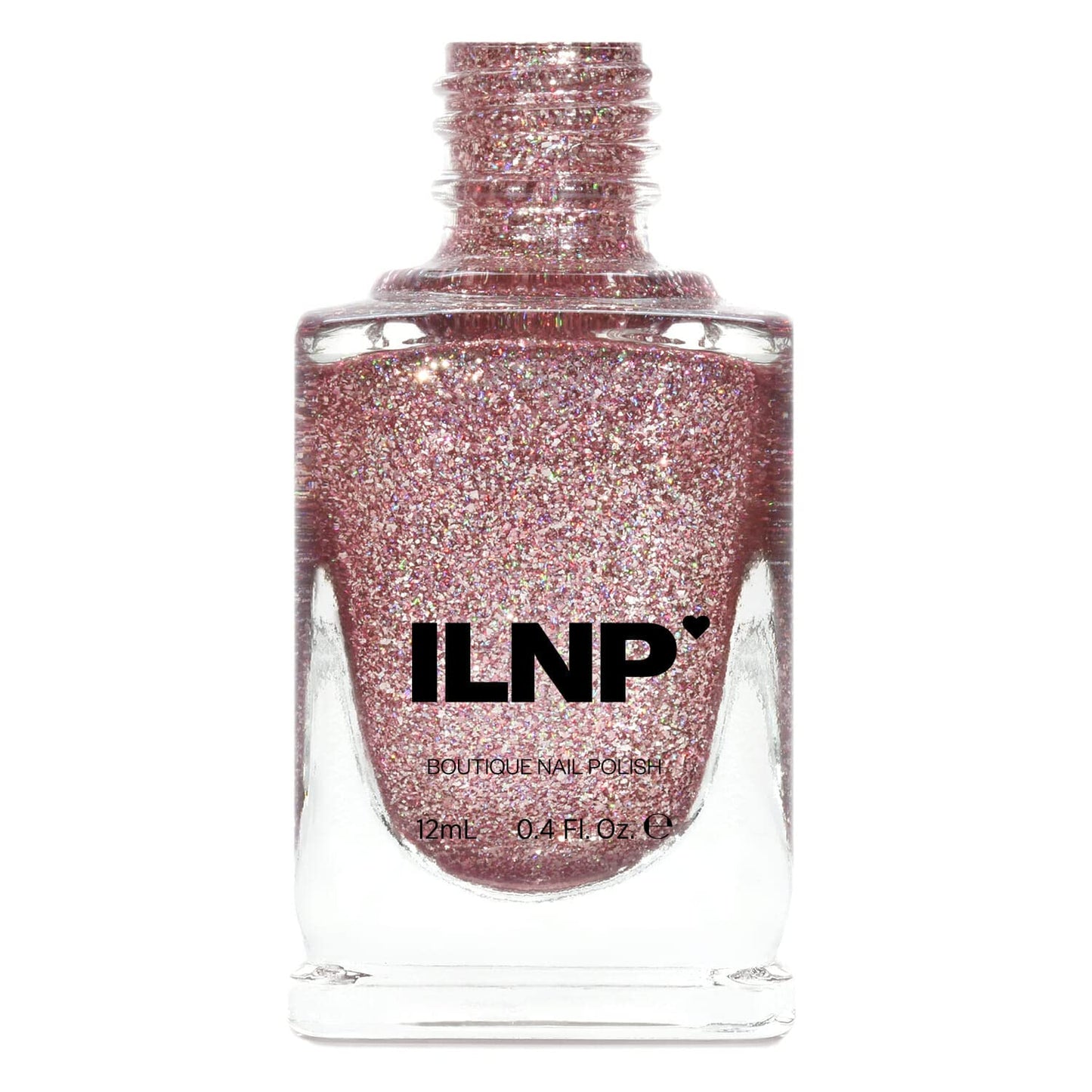 Ilnp Madison Ave - Antique Pink Holographic Metallic Nail Polish