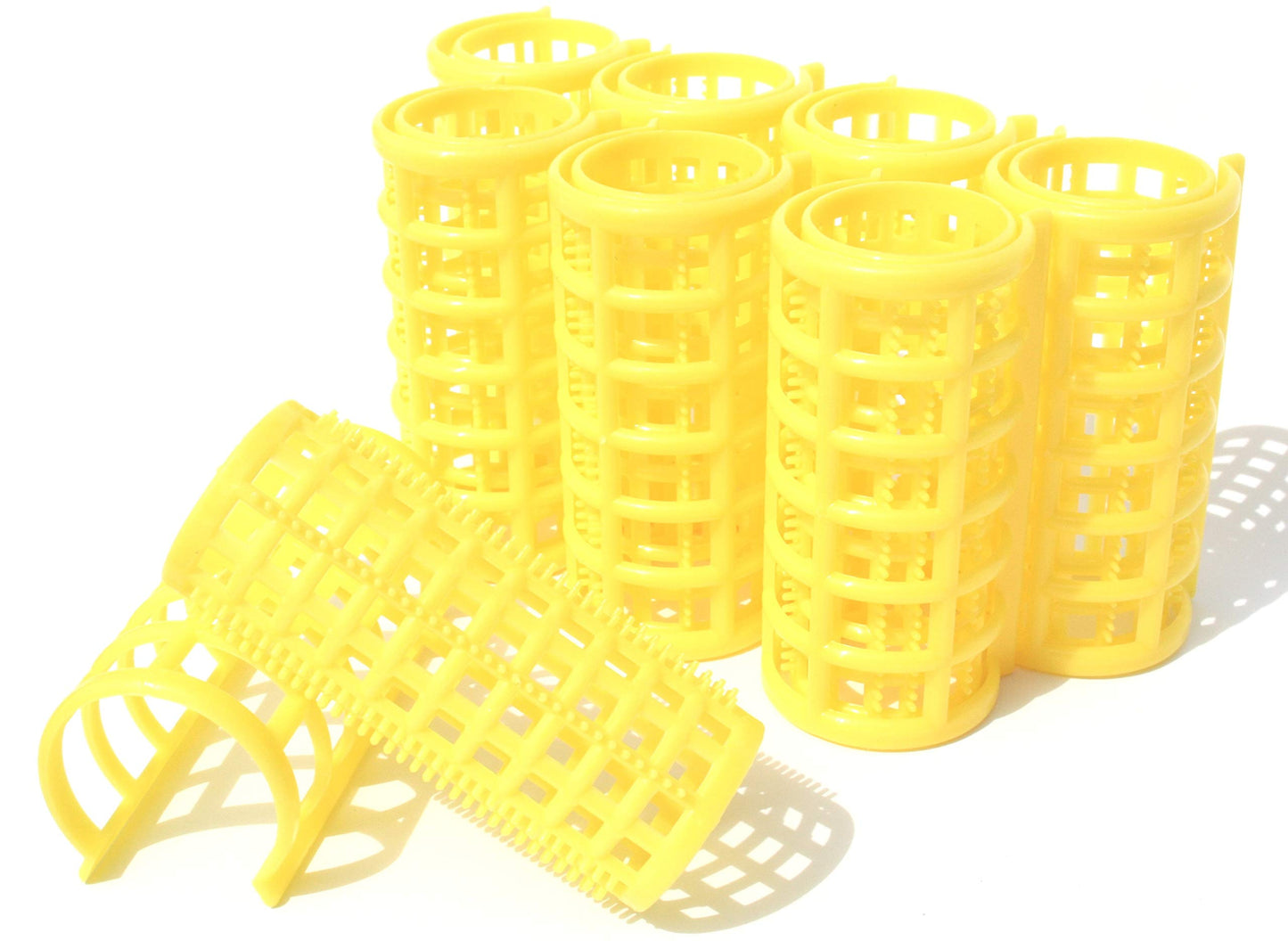 Kamay'S X-Large Hair Rollers Comb Curlers Clips Styling Rollers Hair Curls Wave Style Hairdressing Curlers Tools (Plastic Stylin