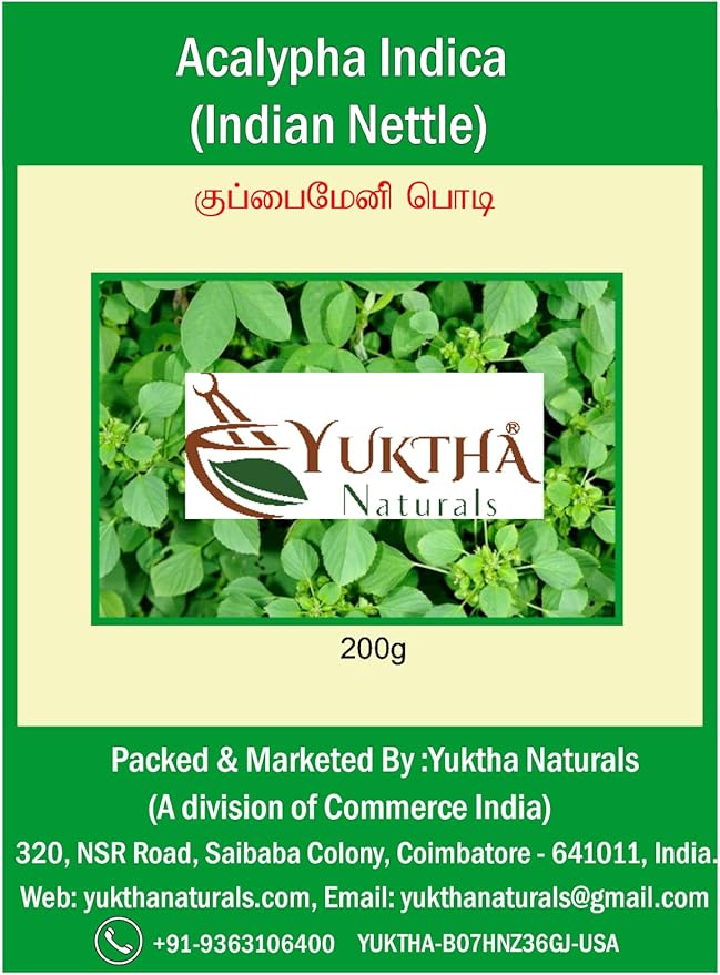 Naturals Harita Manjari Kuppaimeni/Acalypha Indica Powder/Indian Nettle - 200g