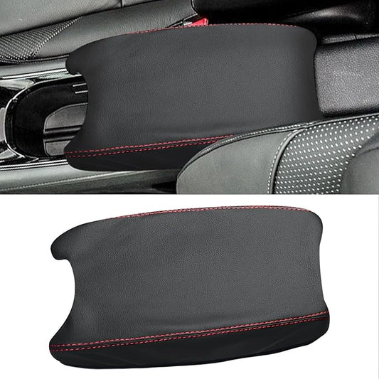 Compatible with Center Console Armrest Cover for Honda HRV 2016 2017 2018 2019 2020 2021 2022 Leather Arm Rest Storage Box Lids Cushion Protector Pad