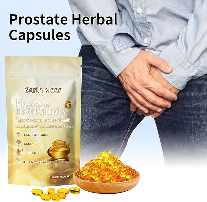 FemiPure Natural Prostate Herbal Capsules, 7pcs/Bag Femipure Prostate Natural Herbal Capsules, Prostate Natural Herbal Capsules (2pcs)