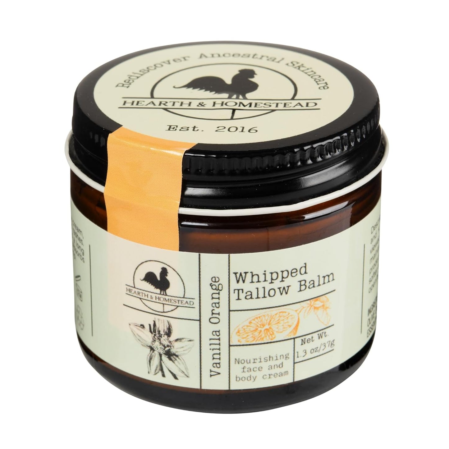 Handmade Coffee Vanilla Whipped Tallow Balm | Organic Body Butter - 1.3 Oz
