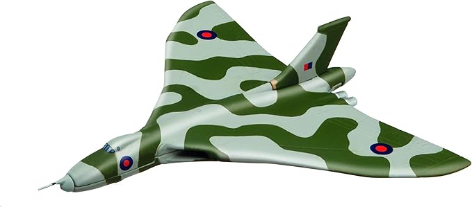 Corgi Diecast Flying Aces Avro Vulcan Miniature Display Model Aircraft CS90649, Gray & Green