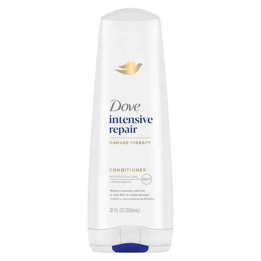 Dove Damage Therapy Conditioner Intensive Repair For Damaged Hair Conditioner With Bio-Protein Care 12 Fl Oz