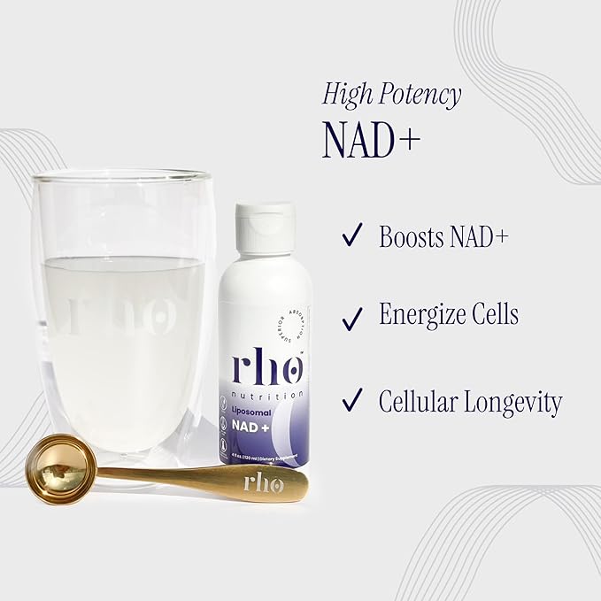 Liposomal NAD+ - Ultra High Absorption Liquid NAD+ Supplement - NMN or Nicotinamide Riboside Alternative - Supports Cellular Longevity, Healthy Aging, Energy Metabolism and Vitality