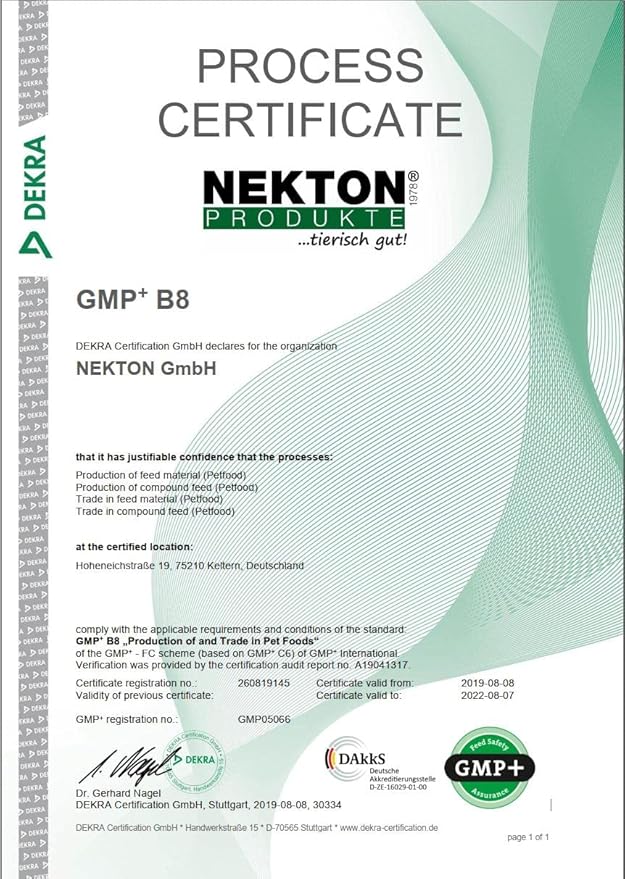 Nekton Calcium Plus - Calcium with Magnesium & Vitamins, White, 330g/11.64 oz