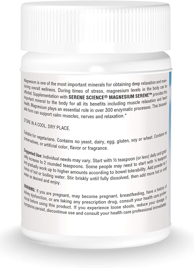 Source Naturals Serene Science Magnesium Serene, Peaceful Body - Berry Flavored - 5 Ounces