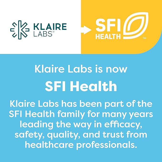 Klaire Labs Zinc Plus Immune Support Supplement - Zinc Citrate with Copper, Vitamin B6 & Vitamin C - Hypoallergenic (60 Capsules)
