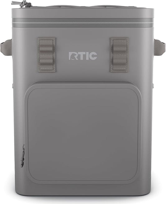RTIC 24 Can Ultra-Tough Backpack Cooler, Insulated, Waterproof, Leak Proof, Portable Floating Bag for Beverage, Drink, Lunch, Outdoor, Beach, Car, Camping, Picnic, Fishing, Boat