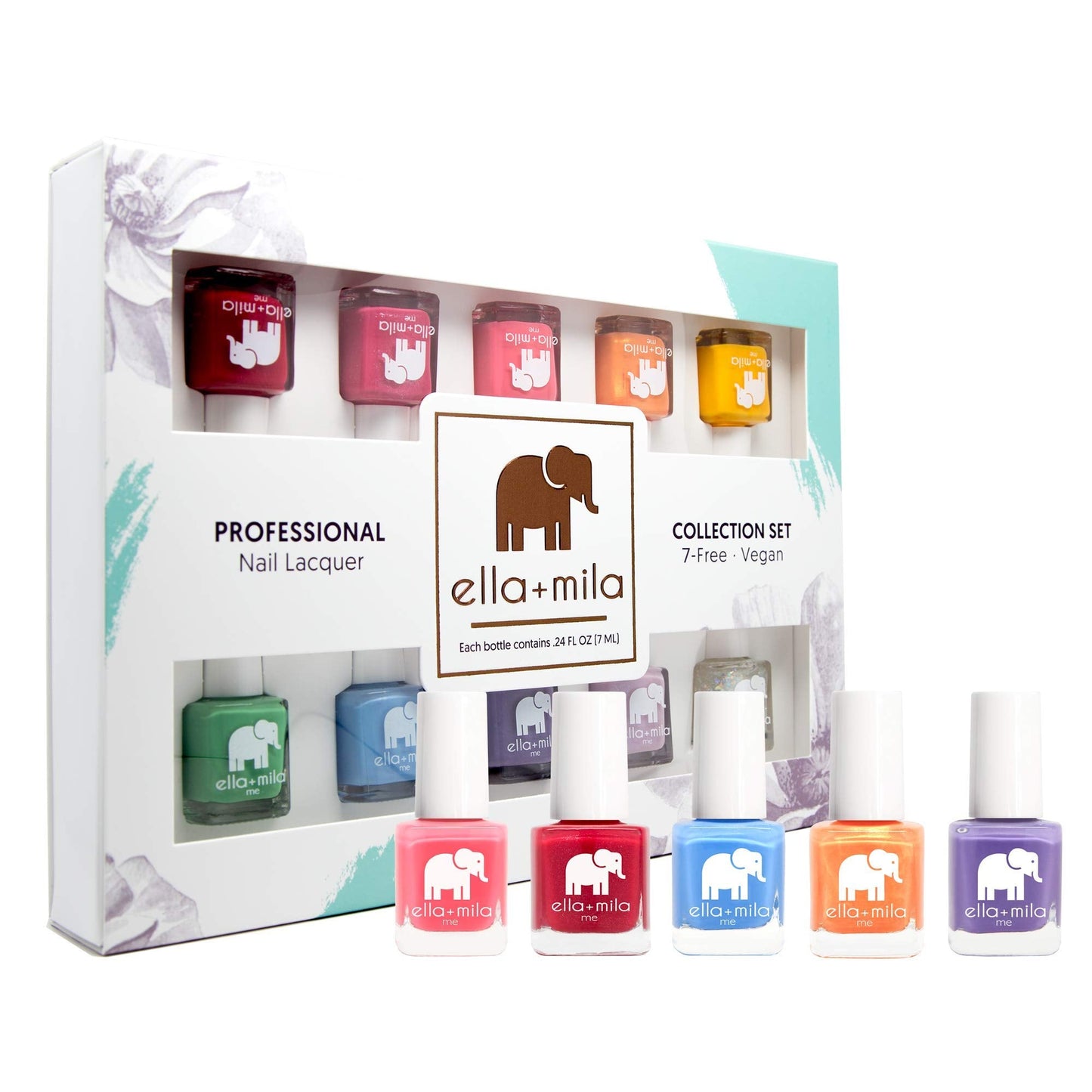 Ella+Mila Professional Nail Polish Set - Quick Dry Nail Polish - Long-Lasting & Chip Resistant Nail Polish Kit (Me Collection -