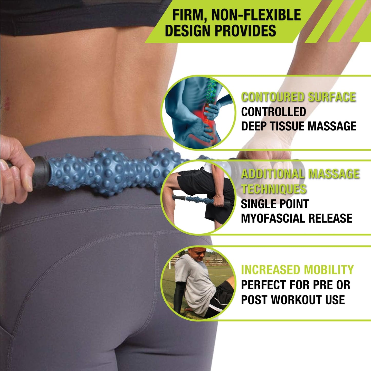 Pro-Tec Athletics Rollers, RM Extreme, RM Extreme Mini Roller, Cryosteel Ice Roller, Portable Roller, Deep Tissue Massage, Muscle Relief, Hamstring, Quadriceps, Multi-Directional, Enhance Performance