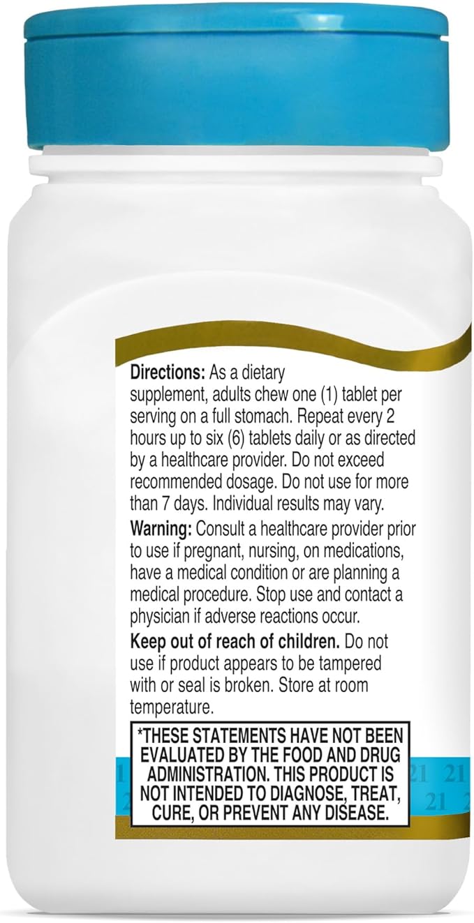 21st Century Zinc Chewable Withc & B6 - Cherry, 90 Count