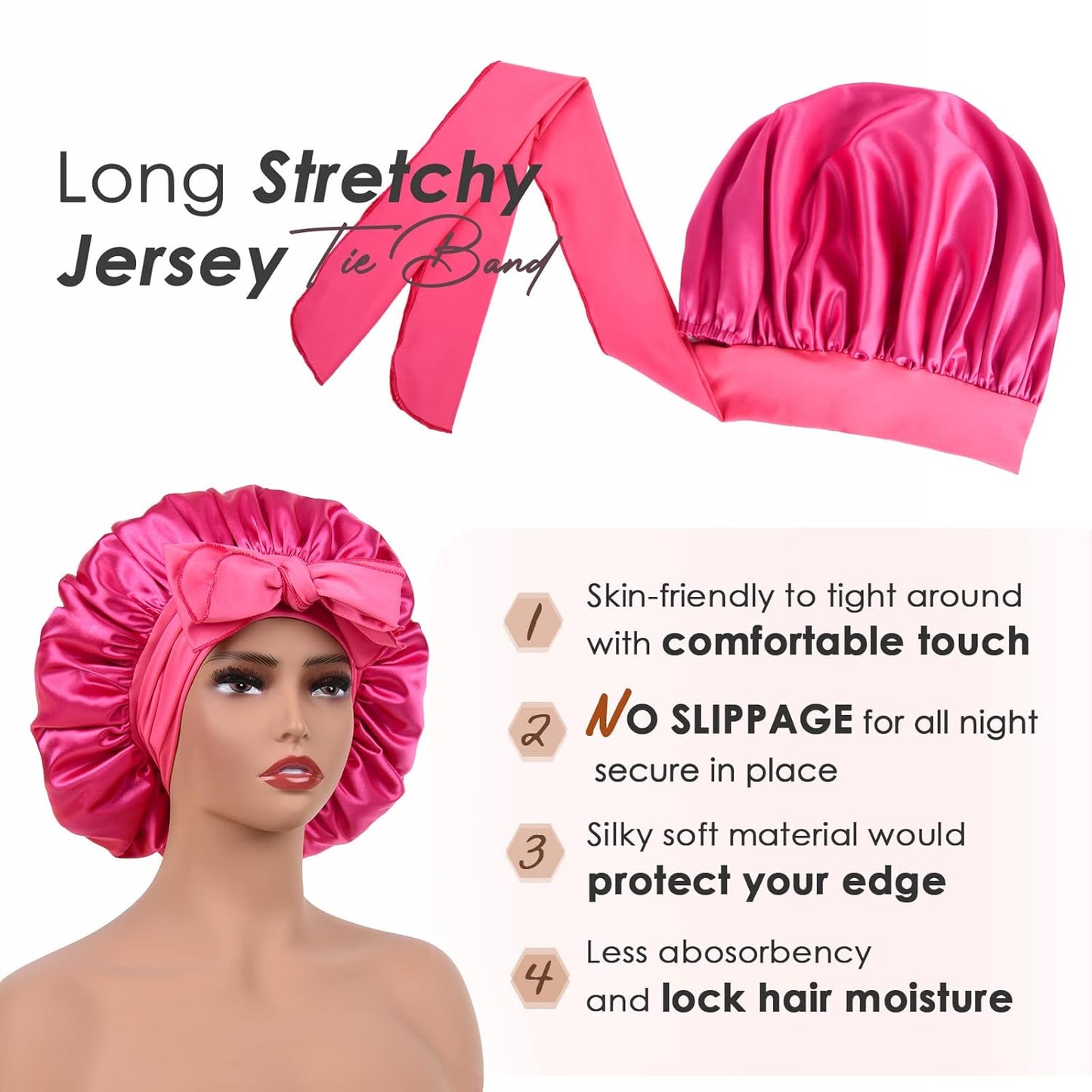 Silk Bonnet for Sleeping | Double Layer Satin Lined | Curly Hair - Sage