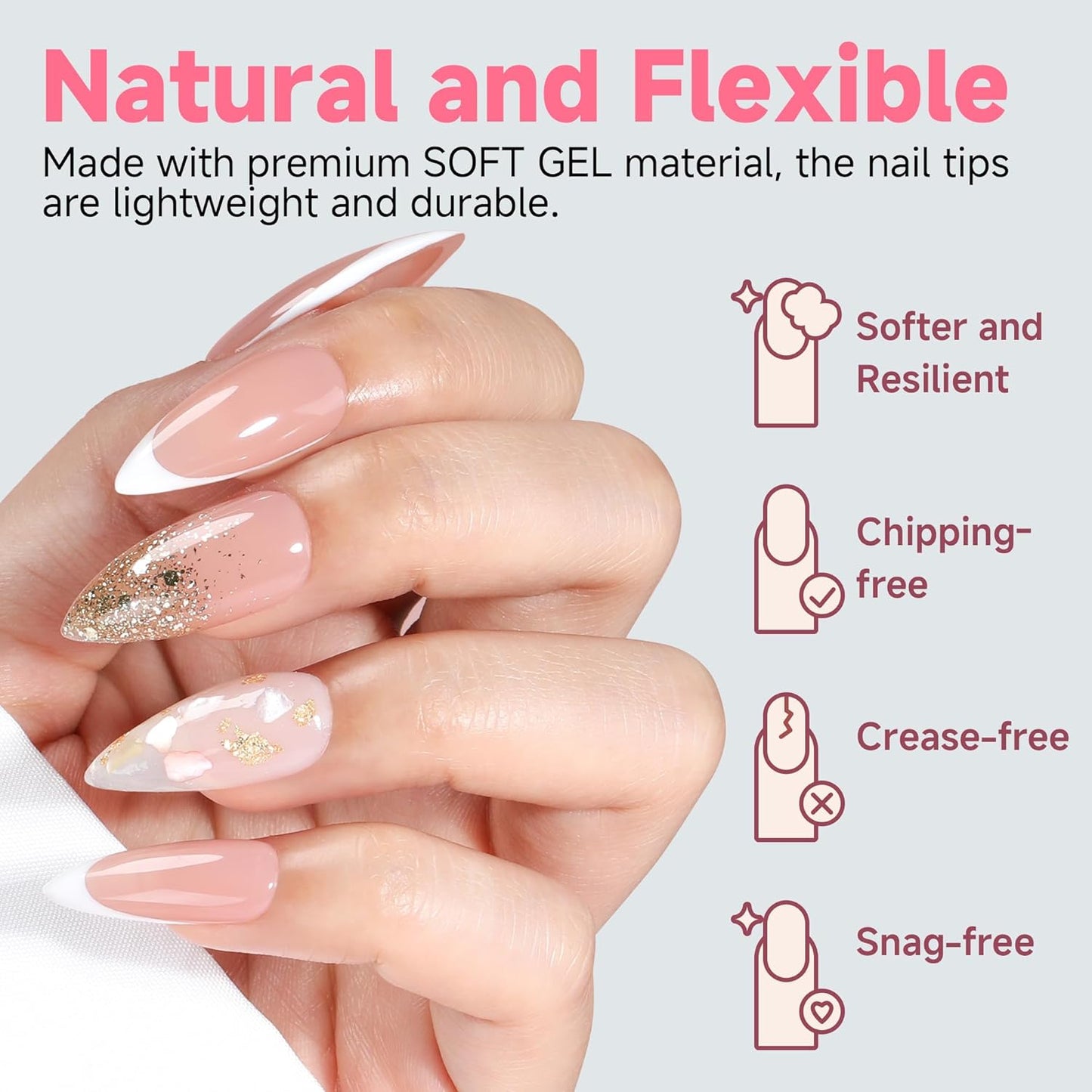 Solid Nail Glue Gel – 15ml Super Strong Adhesive for Acrylic & Press-On Nails