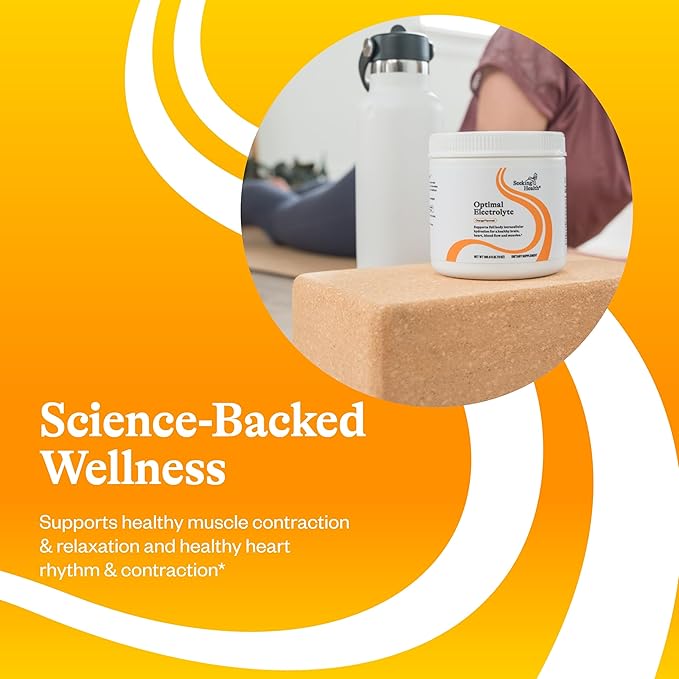 Seeking Health Optimal Electrolyte Powder, Lemonade Flavor, Healthy Energy and Endurance Support, Promotes Hydration and Healthy Muscles, Vegan and Vegetarian (30 Servings)*