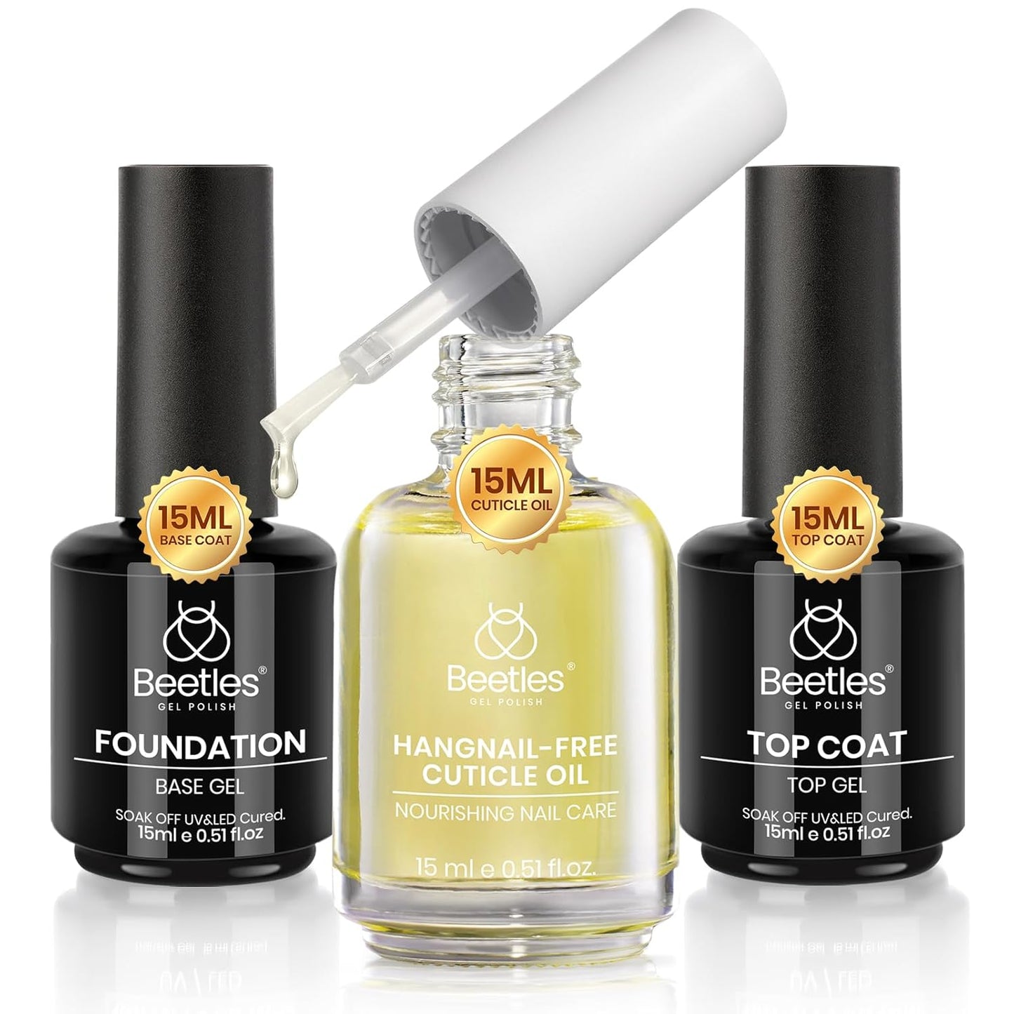 Beetles 15ml Nail Dehydrator & Primer | Acid-Free, Hema-Free, Fast Dry