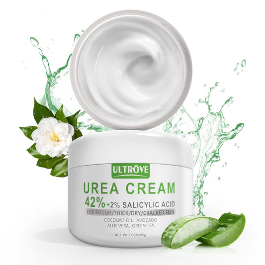 Urea Cream 42% With 2% Salicylic Acid, Callus And Dead Skin Remover, Deeply Moisturize, Repair Dry, Cracked, Rough Skin Of Heel,