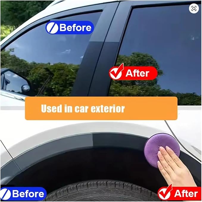 50ml/100ml Leather Conditioner Cream with Sun Protection Defense | Car Interior Care Kit for Seats, Steering Wheel & Dashboard | Clean, Restore & Shield(50ml)