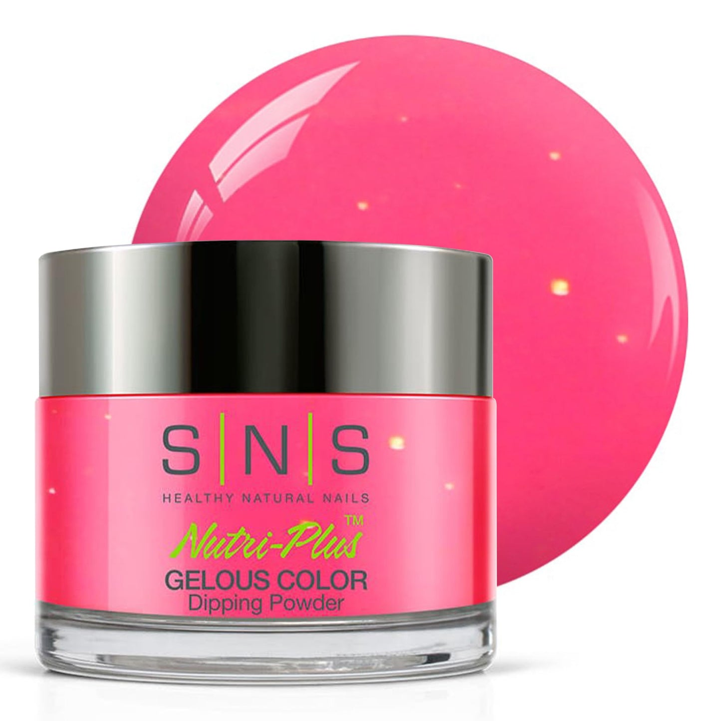 Sns Nail Dip Powder, Gelous Color Dipping Powder - Bold As Love (Pink/Shimmer) - Long-Lasting Dip Nail Color Lasts 14 Days - Low