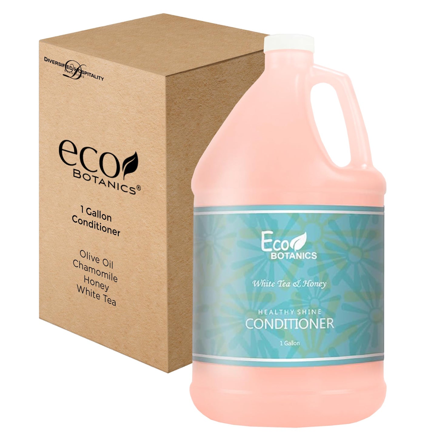 Eco Botanics Hotel Conditioner | 1 Gallon | Designed To Refill Soap Dispensers | By Terra Pure (Single)