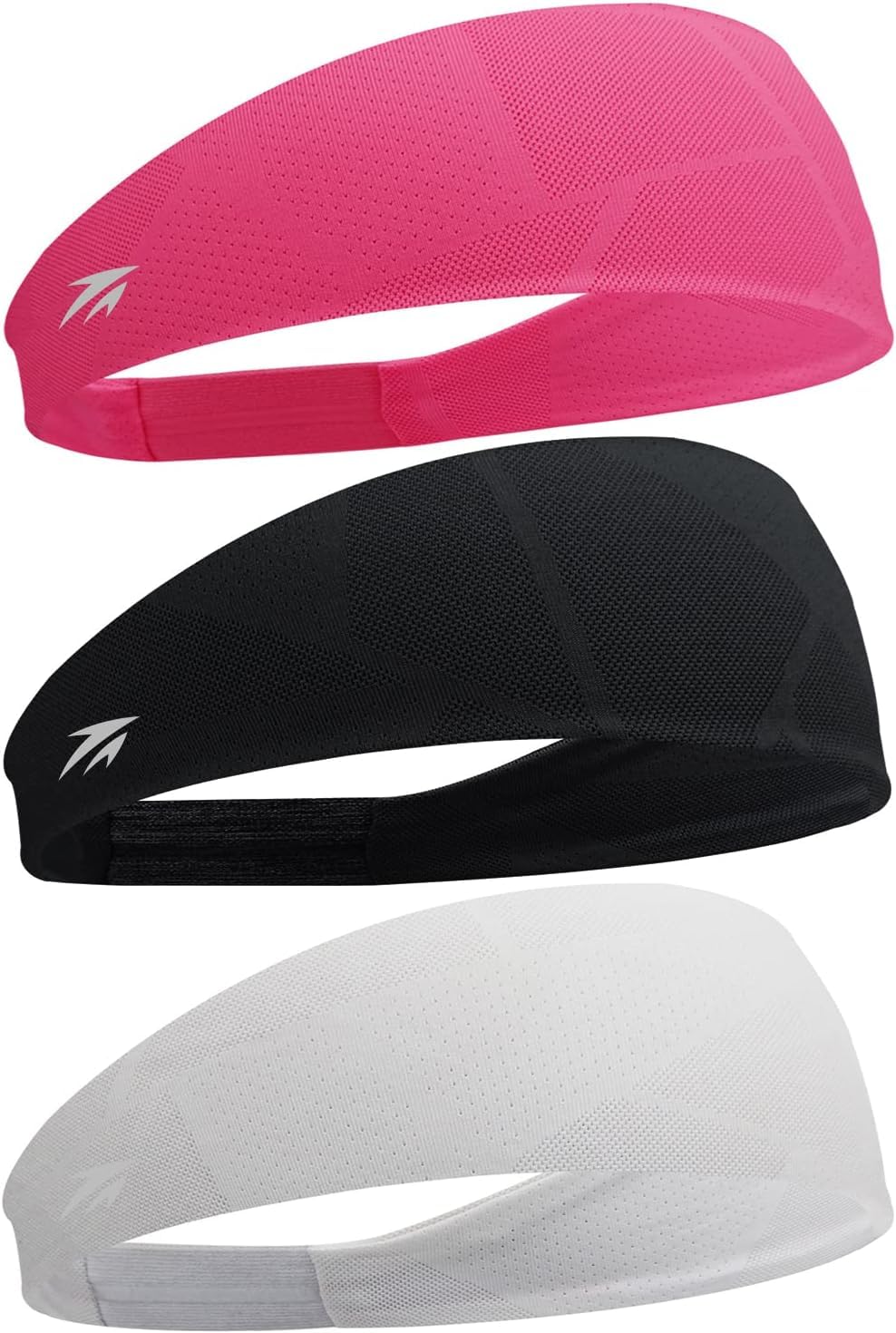 Zollen Headbands For Women, Elastic Sweat Bands Non Slip, Moisture Wicking & Quick Dry For Yoga, Work Outs,Sport Activities