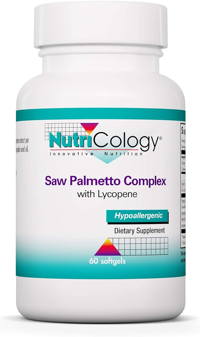 Nutricology Saw Palmetto Complex, Softgels, 60-Count