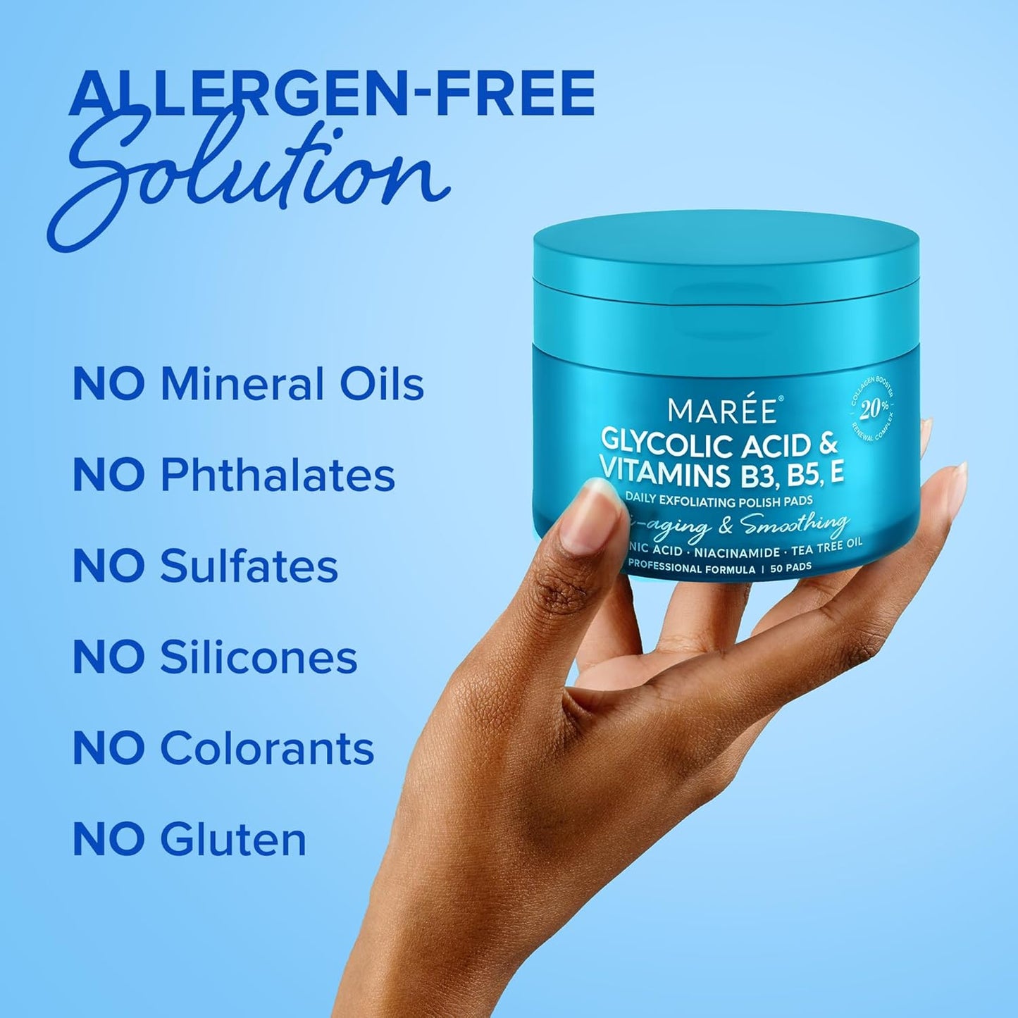 MAREE Blemish Toner | Daily Radiance Polish with Witch Hazel & BHA
