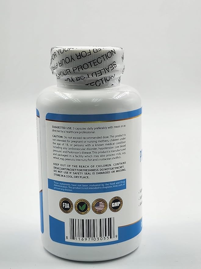 Prostate Complex for Men - Prostate Health Supplement with Saw Palmetto, Stinging Nettle, Selenium, Pygeum & Zinc - Prostate Herbal Complex - Non-GMO - Gluten Free - 90 Capsules
