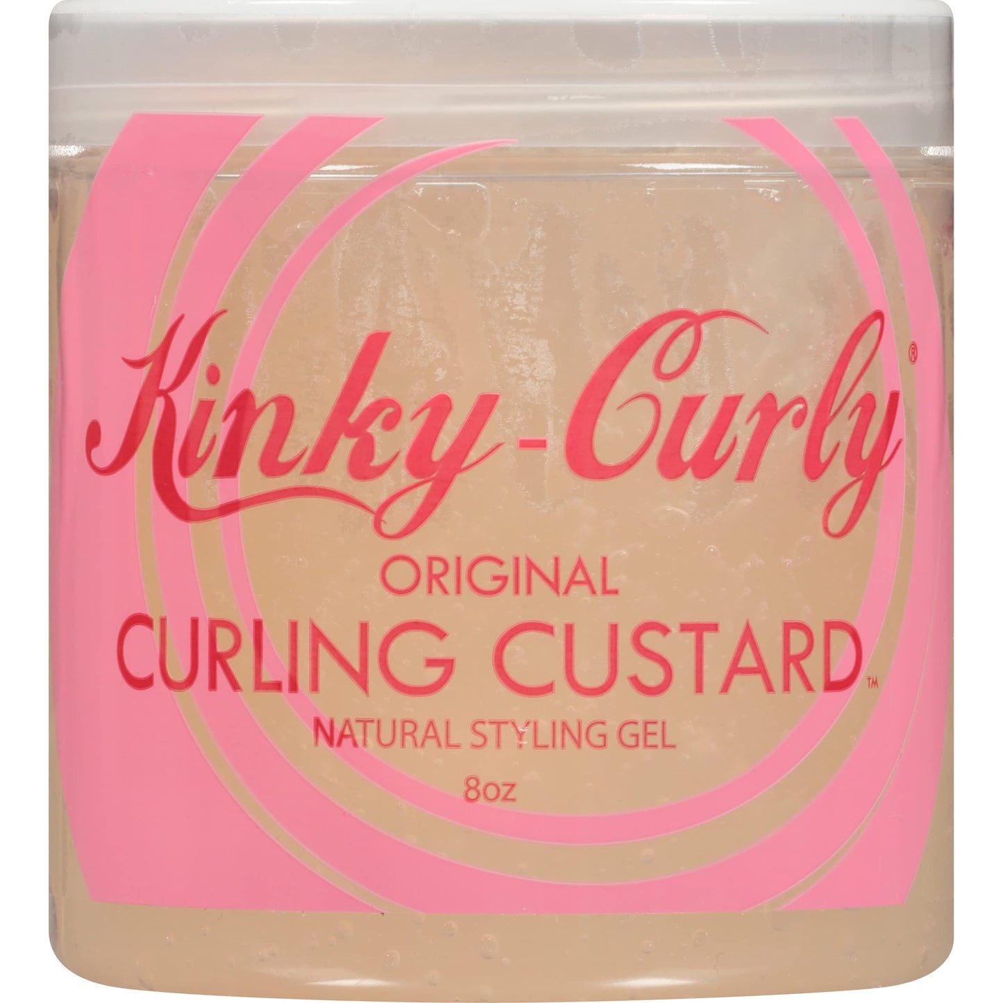 U/S/Kinky Curly Curl Cusard Gel 8Oz - Definition Enhancing, Frizz-Fighting Formula For Textured Curls