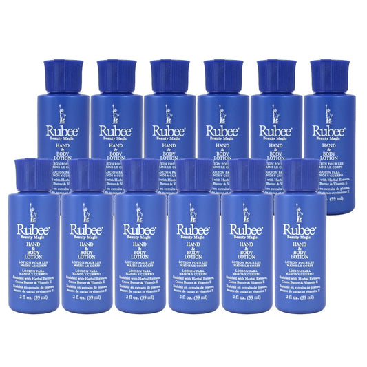 Rubee Hand & Body Lotion 2 Ounce (12 Pieces) (59Ml)