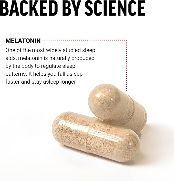 FORCE FACTOR Melatonin 3mg, Drug-Free Supplement, Vegan, Non-GMO, 60 Vegetable Capsules