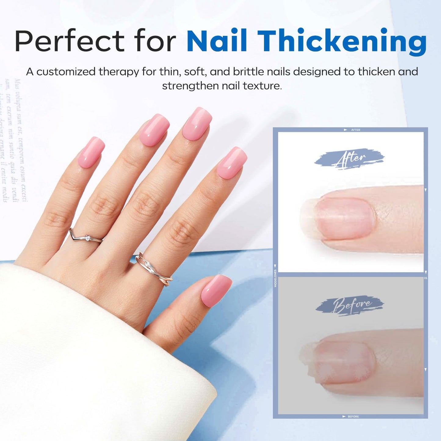 Modelones 4 Pcs Nail Dehydrator & Primer Set | Acid-Free, Hema-Free, 15 ml